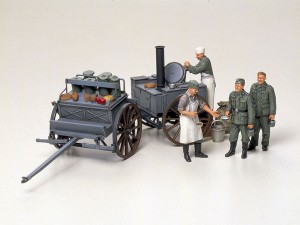 タミヤ 1/35 ドイツ 野戦炊事セット 【35247】プラモデル  返品種別B