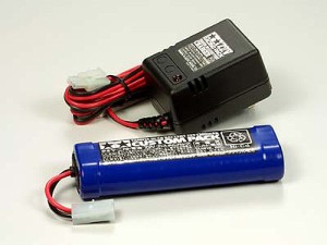 タミヤ タミヤ ニカドバッテリー 7.2V カスタムパックと充電器 【55087】ラジコン用  返品種別B