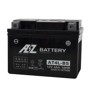 AZ AT4L-BS バイク用バッテリー 【電解液注入・充電済】【他商品との同時購入不可】[AT4LBS] 返品種別B