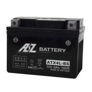AZ ATX4L-BS バイク用バッテリー 【電解液注入・充電済】【他商品との同時購入不可】[ATX4LBS] 返品種別B