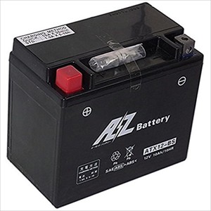 AZ ATX12-BS バイク用バッテリー 【電解液注入・充電済】【他商品との同時購入不可】[ATX12BS] 返品種別B