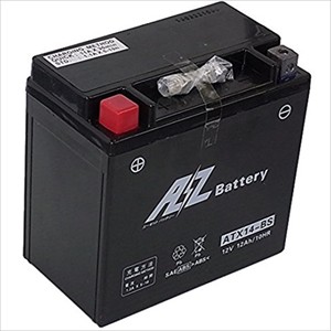 AZ ATX14-BS バイク用バッテリー 【電解液注入・充電済】【他商品との同時購入不可】[ATX14BS] 返品種別B