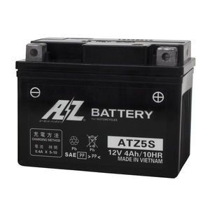 AZ ATZ5S バイク用バッテリー 【電解液注入・充電済】【他商品との同時購入不可】[ATZ5S] 返品種別B