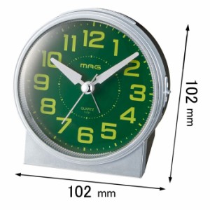 ノア精密 目覚まし時計NOA　MAG 自動点灯目覚まし時計 光助（コウスケ） T-731 SM-Z[T731SMZ] 返品種別A