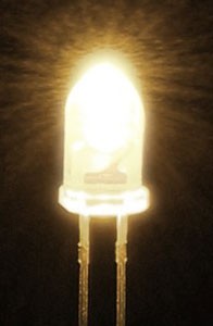 ELEKIT 超高輝度LED（電球色・3mm)【LK-3WM】  返品種別B