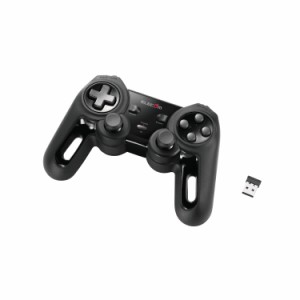 エレコム JC-U4113SBK 無線ゲームパッド 13ボタン Xinput 振動 連射 高耐久（ブラック）[JCU4113SBK] 返品種別A