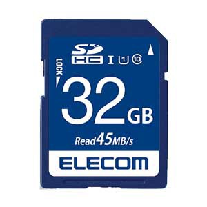 エレコム MF-FS032GU11R SDHCメモリカード 32GB Class10 UHS-I[MFFS032GU11R] 返品種別A