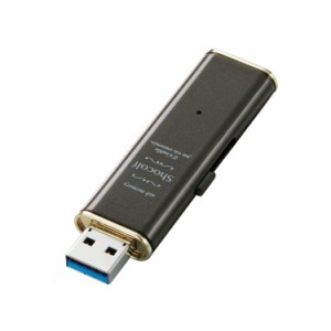 エレコム MF-XWU332GBW USB3.0対応スライド式USBメモリ 32GB「Shocolf」(ビターブラウン)[MFXWU332GBW] 返品種別A