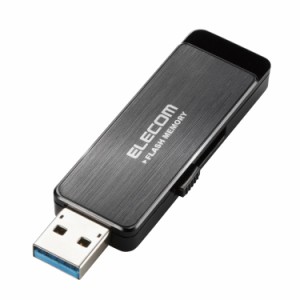 エレコム MF-ENU3A16GBK USB3.0対応 ハードウェア暗号化USBメモリ 16GB[MFENU3A16GBK] 返品種別B