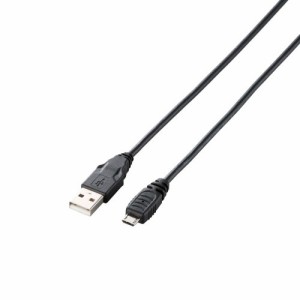 【PS4】MicroUSBケーブル 1.5m ブラック 返品種別B