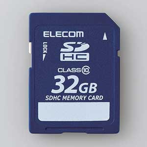 エレコム MF-FSD032GC10R SDHCメモリーカード 32GB Class10[MFFSD032GC10R] 返品種別A