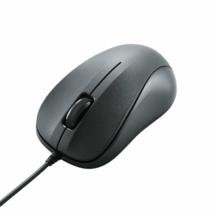 エレコム M-K5URBK/RS USB光学式マウス Sサイズ（ブラック）[MK5URBKRS] 返品種別A