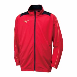 ミズノ P2MC717062140 ウォームアップシャツ　ジュニア(レッド・サイズ：140)MIZUNO　サッカー/フットボール[P2MC717062140] 返品種別A