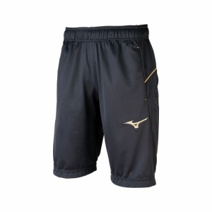 ミズノ ウォームアップハーフパンツ　ジュニア(ブラック・サイズ：130) MIZUNO　サッカー/フットボール P2MD717109130返品種別A