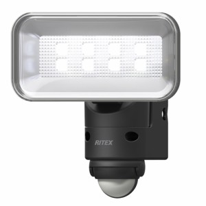 ムサシ LED-AC105 屋外向け AC式 LEDセンサーライト（5W×1灯）RITEX[LEDAC105] 返品種別A