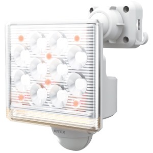 ムサシ LED-AC1015 LEDセンサーライト（12W×1灯）musahi RITEX[LEDAC1015] 返品種別A