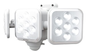 ムサシ LED-320 LEDセンサーライト（5W×3灯）musahi RITEX[LED320] 返品種別A