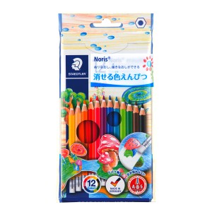 ステッドラー 144 50NC12 ノリスクラブ 消せる色鉛筆（12色セット）STAEDTLER[14450NC12] 返品種別A