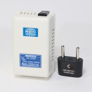 日章工業 DS-102ED 海外用変圧器(電子式）　Aタイプ[DS102EDNISSYO] 返品種別A