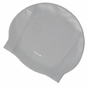 フットマーク 101117-21 水泳帽　スクールシリコン（シルバー・サイズ：フリー）FOOTMARK[10111721] 返品種別A
