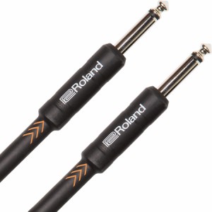 ローランド RIC-B3 標準プラグケーブル（ストレート―ストレート、1.0m）Roland Black Series Instrument Cable[RICB3] 返品種別A