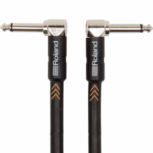 ローランド RIC-B3AA 標準プラグケーブル（L型—L型、1.0m）Roland Black Series Instrument Cable[RICB3AA] 返品種別A