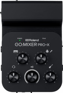 ローランド GOMIXERPX モバイル・デバイス専用ポータブル・ミキサーRoland GO:MIXER PRO-X[GOMIXERPX] 返品種別A