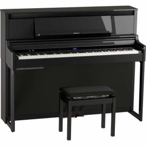 ローランド LX-6-PES 電子ピアノ（黒塗鏡面艶出し塗装仕上げ ）【高低自在椅子＆楽譜集付き】Roland LX Series[LX6PES] 返品種別A