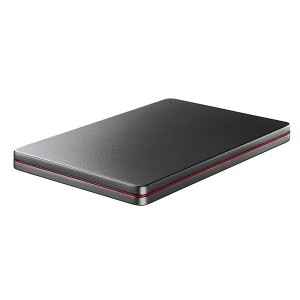 I/Oデータ HDPX-UTS1K USB 3.0/2.0対応ポータブルハードディスク 1TB（Black×Red）「カクうす」HDPX-UTSシリーズ[HDPXUTS1K] 返品種別A