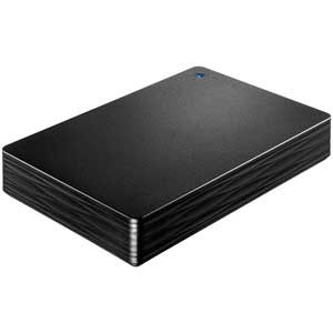 I/Oデータ HDPH-UT4DKR USB 3.1 Gen 1 ポータブルハードディスク 4.0TB（ブラック）カクうす Lite[HDPHUT4DKR] 返品種別A