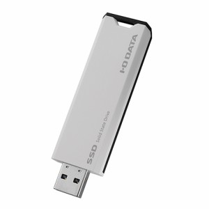 I/Oデータ SSPS-US1W USB 10Gbps（USB 3.2 Gen2）対応 スティックSSD 1TB（ホワイト×ブラック）[SSPSUS1W] 返品種別A