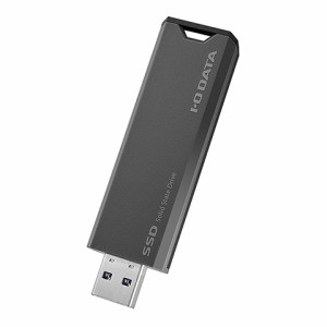 I/Oデータ SSPS-US1GR USB 10Gbps（USB 3.2 Gen2）対応 スティックSSD 1TB（グレー×ブラック）[SSPSUS1GR] 返品種別A