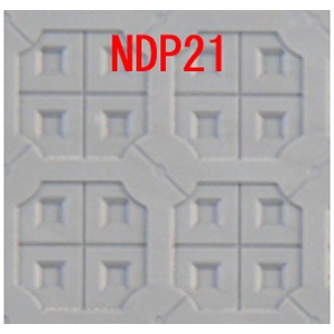 津川洋行 (HO) NDP21 テトラ枠ブロック80(グレー・2枚入) ツガワ NDP21返品種別B