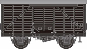 津川洋行 (N) 14079 木造貨車 有蓋車 ワ1形(木製扉・補強材仕様) ツガワ 14079 ワ1 モクセイトビラ ホキョウザイシヨウ返品種別B