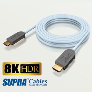 スープラ HDMI-2.1-AOC-8.0M 光伝送方式 8K/HDR対応HDMIケーブル(8.0m)SUPRA[HDMI21AOC80M] 返品種別A