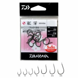 ダイワ コウガフックSS SS 紅牙 フック SS SS(グレ9号)14本DAIWA タイラバフック[07103742ダイワ] 返品種別A