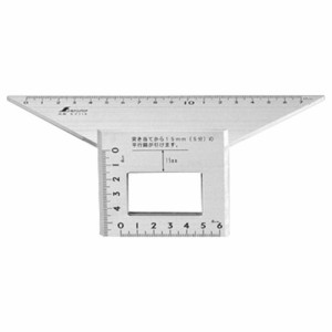 シンワ測定 62114 台形止型定規 アルミ[62114シンワ] 返品種別B