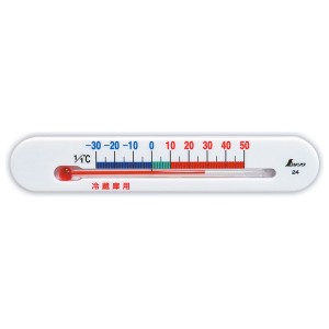 シンワ測定 72532 冷蔵庫用温度計 A マグネット付[72532シンワ] 返品種別B