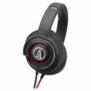 オーディオテクニカ ATH-WS770-BRD ダイナミック密閉型ヘッドホン(ブラックレッド)audio-technica SOLID BASS[ATHWS770BRD] 返品種別A