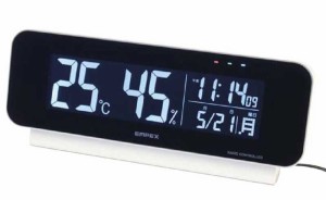エンペックス TD-8262 電波時計付きデジタル温湿度計EMPEX[TD8262] 返品種別A