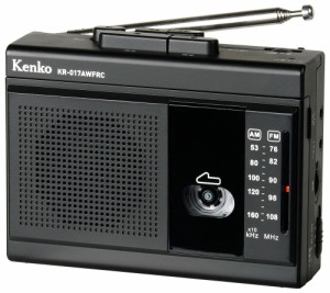 ケンコー KR-017AWFRC AM/FM ラジオカセットレコーダー[KR017AWFRC] 返品種別A