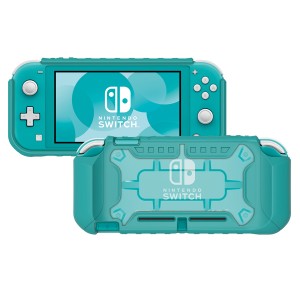 【Switch Lite】タフプロテクター for Nintendo Switch Lite　クリア×ターコイズ 返品種別B