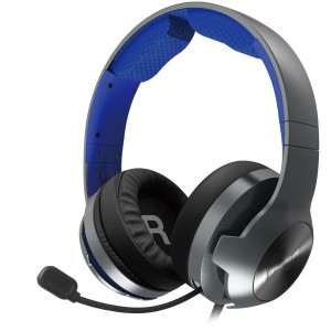 ホリ ゲーミングヘッドセット プロ for PlayStation5 PlayStation4 PC　ブルー 返品種別B