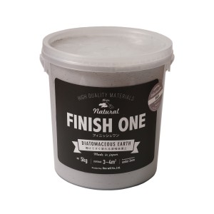 ワンウィル OW-209301 FINISH ONE 珪藻土 缶 5kg(グレー)[OW209301] 返品種別B