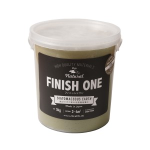 ワンウィル OW-209315 FINISH ONE 珪藻土 缶 5kg(カーキ)[OW209315] 返品種別B