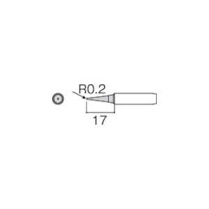 白光 900M-T-I 交換コテ先（900シリーズ）I型はんだこてコテ先[900MTI] 返品種別B