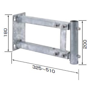 日本アンテナ SAT-32D アンテナ取り付け部材（マストホルダー）【平面部取り付け用】[SAT32D] 返品種別A