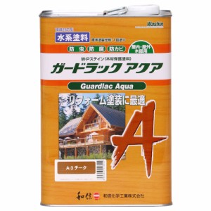 和信ペイント #952233(ワシン) ガードラック アクア 3.5kg(チーク)Washin Paint[952233ワシン] 返品種別B