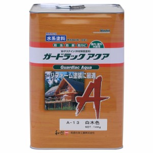 和信ペイント #950163(ワシン) ガードラック アクア 14kg(白木色)Washin Paint[950163ワシン] 返品種別B