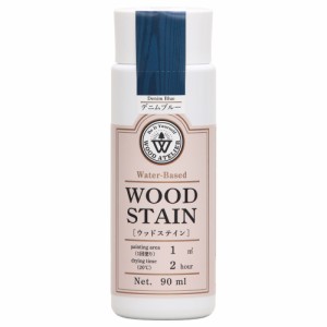 和信ペイント #800607(ワシン) ウッドステイン 90ml(WS-07/デニムブルー)Washin Paint Wood Atelier[800607ワシン] 返品種別B